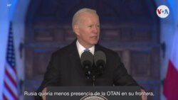 Biden: "Las acciones de Rusia en Ucrania nos recordaron la bendición de la democracia"