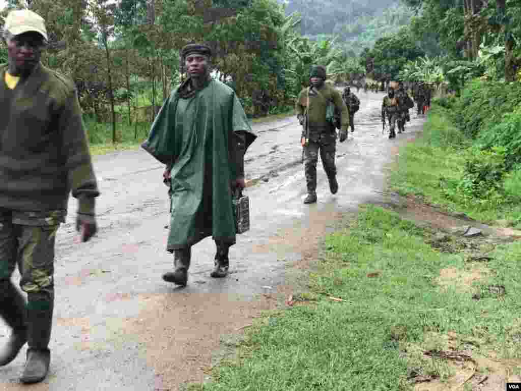 Jeshi la Jamhuri ya Kidemokrasia ya Congo, DRC, lilifanikiwa tena kuwafukuza waasi wa M23 na katika maeneo kadhaa ya wilaya ya Rutshuru.