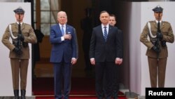 Perezida Joe Biden Yakiriwe na Andrzej Duda wa Polonye