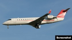 Bombardier Challenger 850, რომელიც პრეზიდენტს ემსახურება