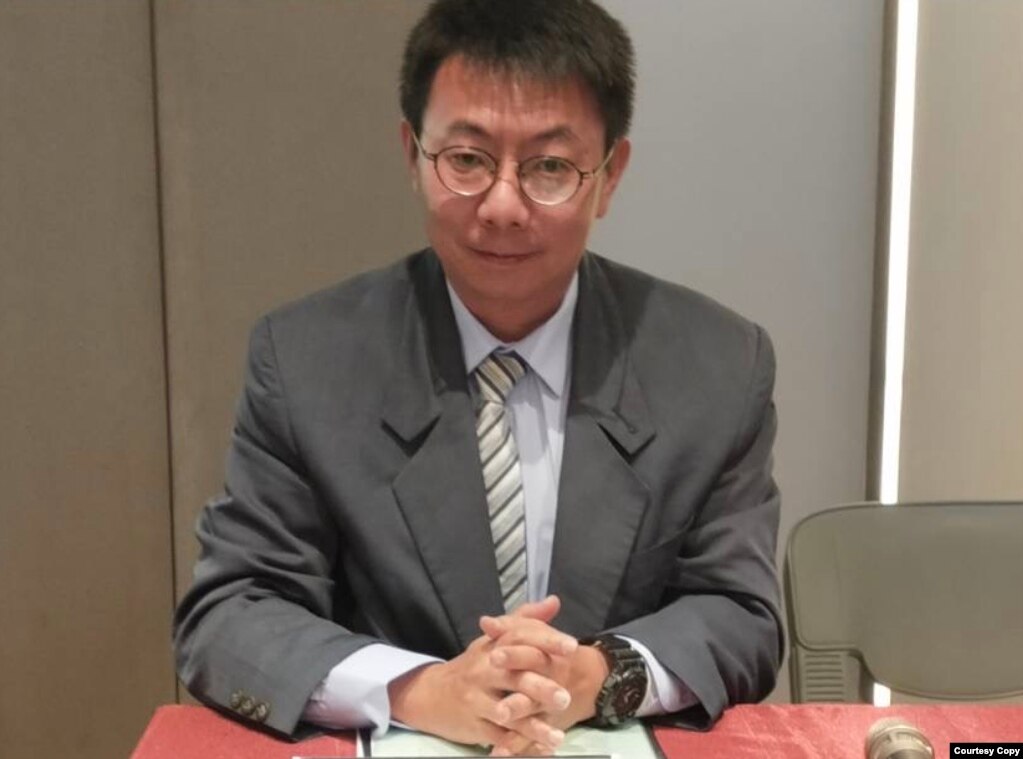 台湾全球防卫杂志采访主任陈国铭。（陈国铭提供）(photo:VOA)