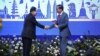 Cambodia's Prime Minister Hun Sen and Indonesian President Joko Widodo take part during the ASEAN summit closing ceremony in Phnom Penh, Cambodia November 13, 2022.