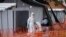 Medical workers walk inside the Ebola isolation center of Madudu Health Center III, in the village of Madudu, in the Mubende district of Uganda. Taken Tuesday, Nov. 1, 2022. 