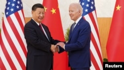 美国总统拜登2022年11月14日与中国国家主席习近平在印尼20国峰会外围举行面对面会谈。（路透社）