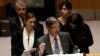 François Delattre parle devant le conseil de sécurité de l'ONU, New York, le 28 février 2017.