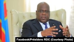 Président Félix Tshisekedi na Kinshasa, 29 juin 2020. (Facebook/Présidence RDC)