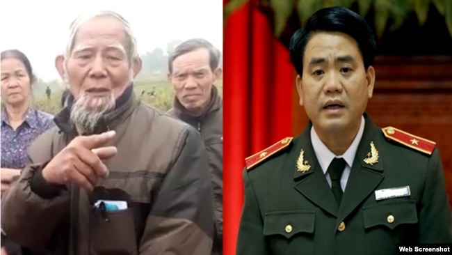 'Thủ lĩnh tinh thần' Lê Đình Kình và Chủ tịch Hà Nội Nguyễn Đức Chung.
