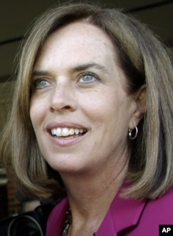 FILE - Rep. Katherine Clark, D-Mass., is pictured in Arlington, Mass., Sept. 8, 2014.