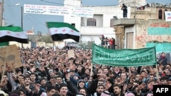 Сирийские демонстранты