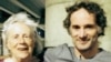 پیتر کورتیس، خبرنگار آمریکایی آزاد شده، در کنار مادرش نانسی کورتیس - ۴ شهریور ۱۳۹۳ 