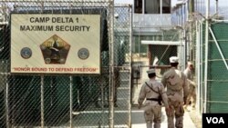 Kamp tahanan tersangka teroris di Guantanamo, Kuba (foto: dok). 