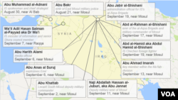 ISIL Leaders who have been killed in the last 30+ days