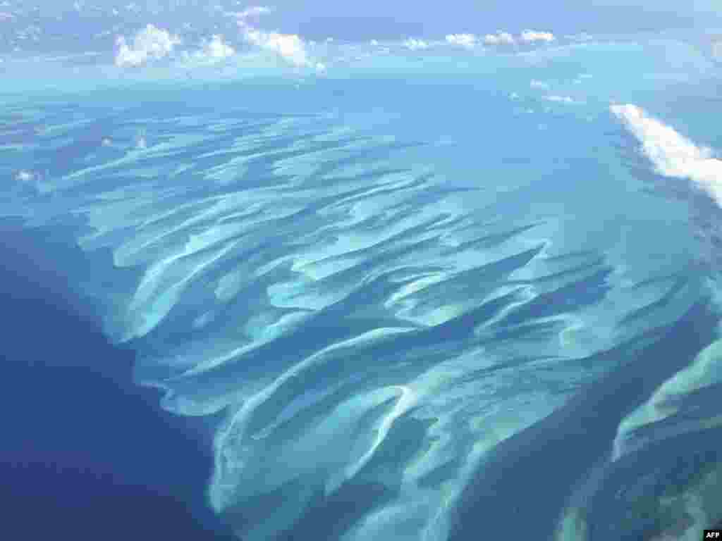 Bahamalar&#39;dan bir okyanus görüntüsü...