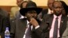 FILE - South Sudan's President Salva Kiir attends a session during the 25th Extraordinary Summit of the Inter-Governmental Authority on Development (IGAD) on South Sudan in Ethiopia's capital Addis Ababa, March 13, 2014.