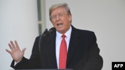 အေမရိကန္သမၼတ Donald Trump. (ႏုိဝင္ဘာ ၂၆၊ ၂၀၁၉)