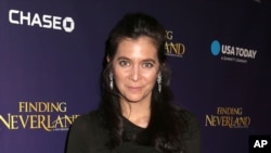 FILE - Diane Paulus, director of the musical "Waitress," attends a party following the opening night of "Finding Neverland" on Broadway in New York, April 15, 2015.