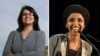 អ្នកស្រី Rashida Tlaib និងអ្នកស្រី Ilhan Omar បេក្ខនារី ២ រូប​​ខាងគណបក្សប្រជាធិបតេយ្យ។ 