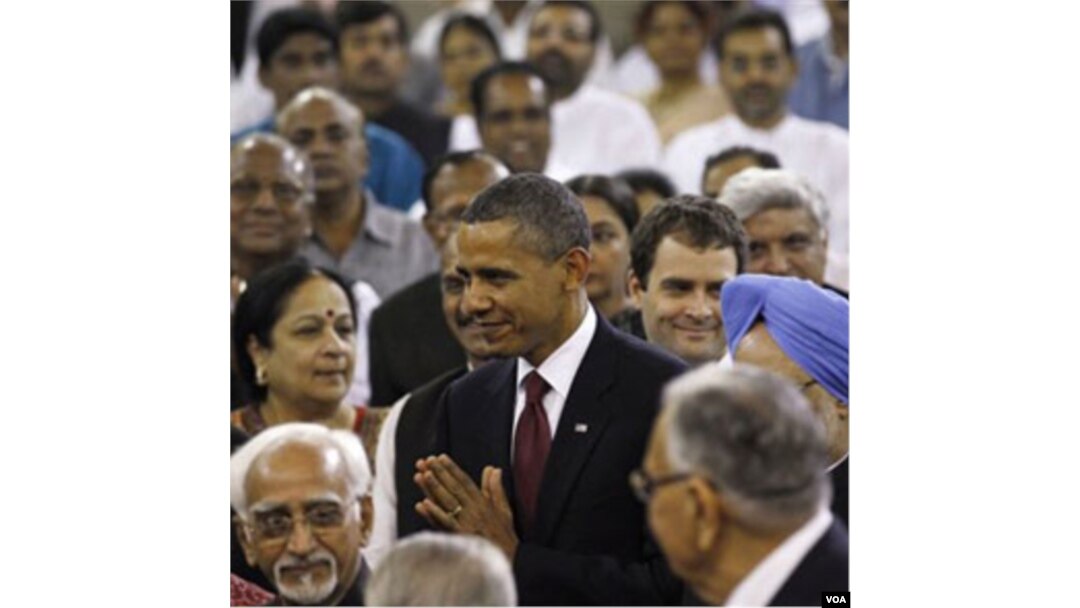 Presiden Obama ketika berkunjung ke India.