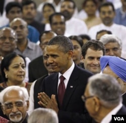 Presiden Obama ketika berkunjung ke India.