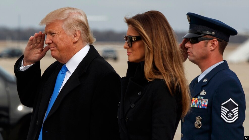 Trump në Uashington, gati për inaugurimin