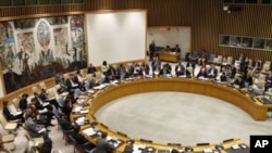United Nations Security Council at its meeting on the issue of Iran and nuclear non-proliferation, September 7, 2011.