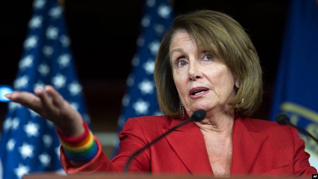 Nancy Pelosi, pemimpin faksi Demokrat di DPR AS mengecam pernyataan Trump (foto: dok).