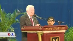 Serok Carter Bersîva Xwendekarên Zanîngehê Dide