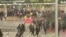 Protesters Face Water Cannon, Tear Gas in Colombia Protest 