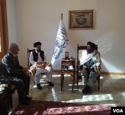 Ismatulla Irgashev, Uzbek President Shavkat Mirziyoyev's special representative on Afghanistan, holds talks with the Taliban leadership in Kabul, Nov. 30, 2021. (mfa.uz)