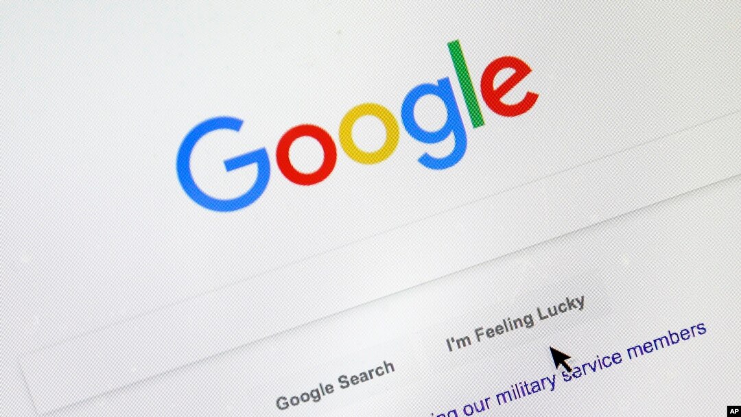 FILE - A cursor moves over Google's search engine page, in Portland, Oregon, Aug. 28, 2018. Google has taken a big step toward making passwords an afterthought by adding “passkeys” as a more straightforward and secure way to log into its services.