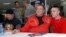 FILE - Josip Peruzovic, aka Nikolai Volkoff, a former World Championship Wrestling and World Wrestling Federation superstar, meets U.S. soldiers at Camp As Sayliyah in Qatar, Jan. 21, 2008.