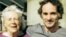 A handout photo released by the Curtis family shows Peter Theo Curtis (R), 45, with his mother Nancy Curtis at Boston Logan International Airport after flying from Tel Aviv to Newark, New Jersey, Aug. 26, 2014.