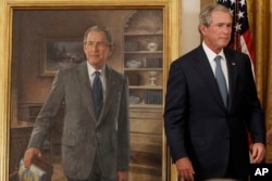 مراسم رونمایی از پرتره جورج دابلیو بوش - ۳۱ مه ۲۰۱۲