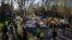 FILE - Harvard University students said on May 14, 2024, that they were voluntarily dismantling their encampment in Harvard Yard, shown here on April 25, after university officials agreed to meet and discuss the school's investments in Israel and businesses that support it.