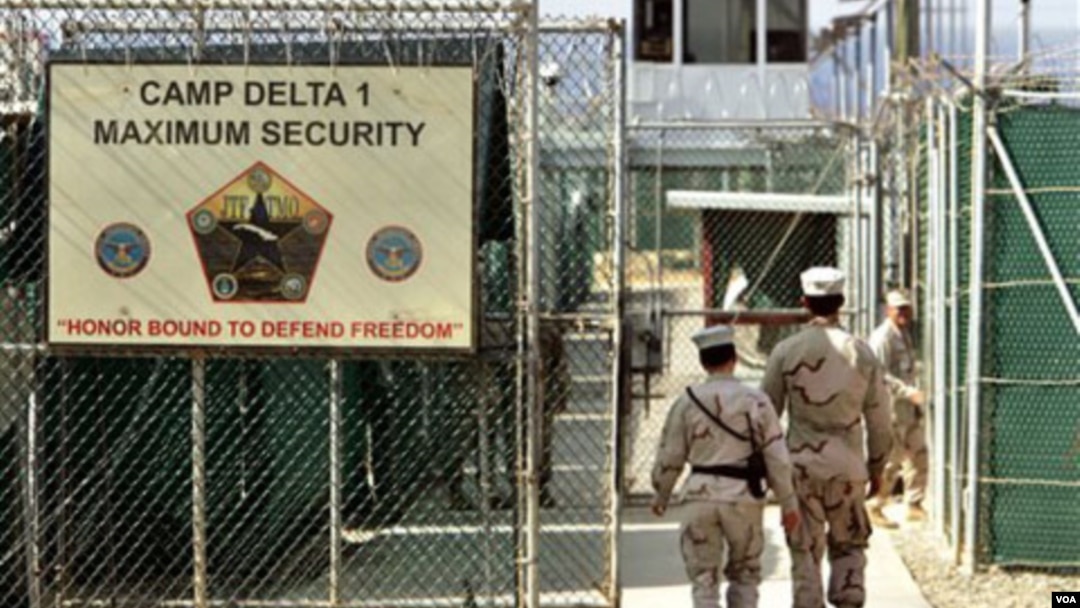 Kamp tahanan tersangka teroris di Guantanamo, Kuba (foto: dok). 