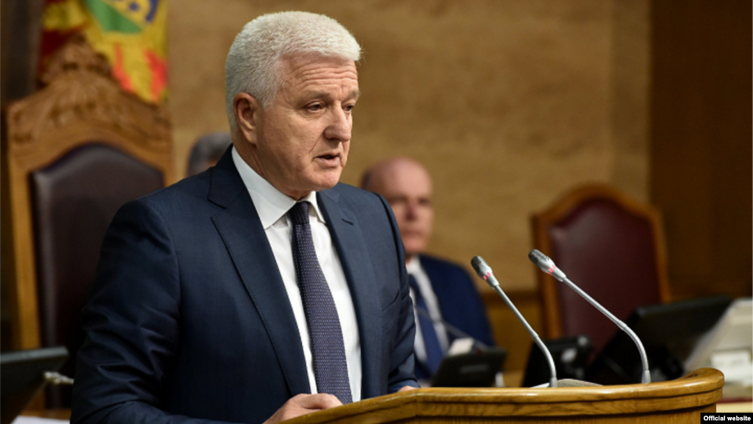 Premijer Crne Gore Duško Marković tokom jdenog od obraćanja u parlamentu (Foto: rtcg.me)