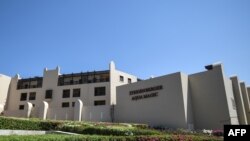 Hotel Steigenberger Aqua Magic tempat pasangan Inggris berlibur di resor tepi laut Mesir, Laut Merah, Hurghada, 25 Agustus 2018.