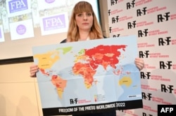 記者無國界組織國際行動主任文森（Rebecca Vincent）。