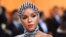 L'actrice et musicienne américaine Janelle Monae arrive pour le Met Gala 2022 le 2 mai 2022 à New York.