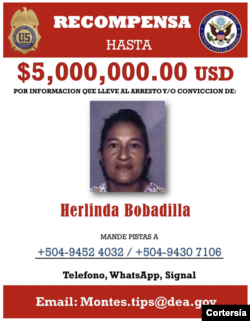 El 8 de octubre de 2015, un gran jurado federal emitió una acusación contra Erlinda Ramos-Bobadilla, alías la Chinda, de 61 años, y sos dos hijos por cargos de narcotráfico. [Foto cortesía Departamento de Estado].