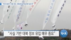 [VOA 뉴스] “미국 전문가 33명 진단, 대북전단금지법 폐지 압도적”