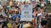 Protest pristalica prava na abortus u Texasu, maj 2022.