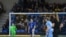 FILE - Players take a knee to show their support of Ukraine, follwing the country invasion by Russia, prior to the start of the English Women's League Cup Final match between Chelsea and Manchester City in Wimbledon on March 5, 2022.