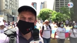 Trabajadores venezolanos exigen mejoras salariales en el Primero de Mayo 1