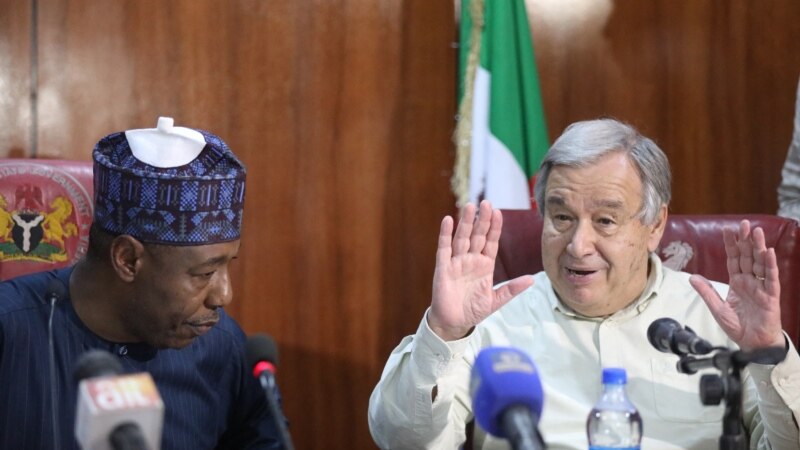 Au Nigeria, le chef de l'ONU plaide pour le retour des déplacés internes