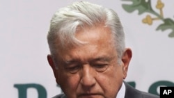El presidente mexicano Andrés Manuel López Obrador durante un evento en la Ciudad de México, el martes 12 de abril de 2022. 