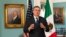 El ministro de Relaciones Exteriores de México, Marcelo Ebrard, habla a los reporteros en Washington DC el 3 de mayo de 2022.