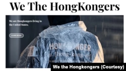 推动港人族群建立工作的“We The HongKongers”网站。