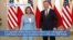 VOA60 America - U.S. Speaker of the House Nancy Pelosi meets with Polish President Andrzej Duda