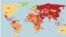 Liberdade de Imprensa no Mundo em 2022, segundo Repórteres Sem Fronteiras 2022